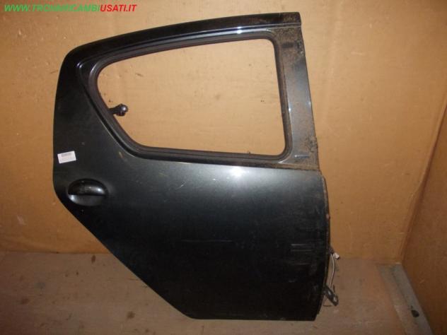 PORTA POST.D. GRIGIO SCURO MET. (No vetro fisso) TOYOTA AYGO (KGB10) Carrozzeria Lamierati esterni Porte Porta post. dx. TOYOTA - AYGO - 01-07-200