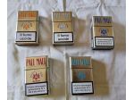 Pallmall - 5 portasigarette pall mall vuote collezione 09 completa introvabile