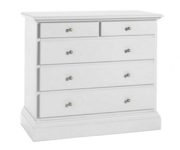 Mobili Classici Rovigo Moderni Comò In Legno Bianco Laccato cod 668 4 Cassetti