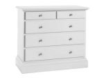 Mobili Classici Rovigo Moderni Comò In Legno Bianco Laccato cod 668 4 Cassetti