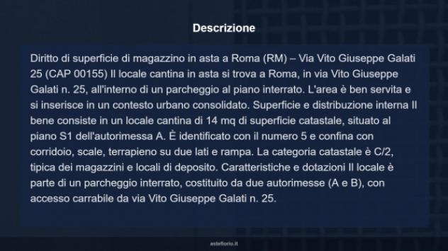 Immobile in asta di 14 m² in vendita a Roma - Foto 7