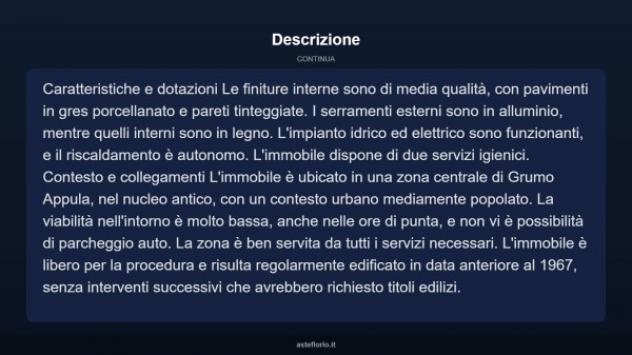 Immobile in asta di 158 m² con più di 5 locali in vendita a Grumo Appula - Foto 5