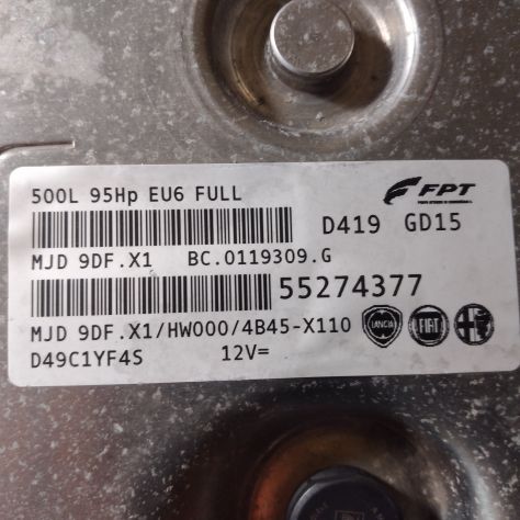 Centralina Motore Fiat 500L 1.3 Multijet Anno 2016 Originale Codice 55274377 - Foto 6