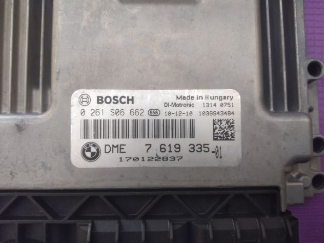Centralina motore MINI COOPER 1.6 BOSCH 0 261 S06 662, 0261S06662, DME 7 619 335 - Foto 4