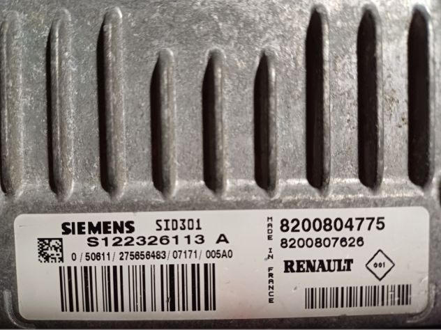 CENTRALINA RENAULT SCENIC 2 8200565863 8200592611 SIEMES SID 301 SI22326109A Ec - Foto 4