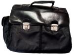 borsa in pelle nera porta documenti a prezzo conveniente