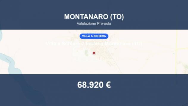 Immobile in asta di 105 m² con più di 5 locali e box auto in vendita a Montanaro