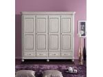 Armadio 4 ante 4 cassetti e ripiano laccato decorato cod 7018