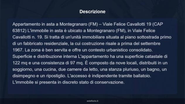 Immobile in asta di 122 m² in vendita a Montegranaro - Foto 11