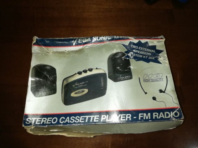 Due Walkman con casse cuffie VEGA SONIC KT 90X e alpha -tek mod.991P - Foto 4