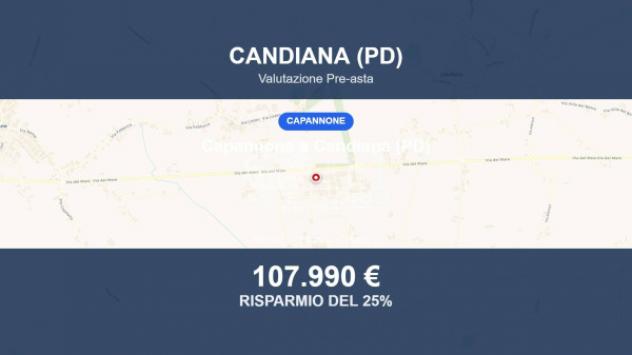 Immobile in asta di 449 m² in vendita a Candiana