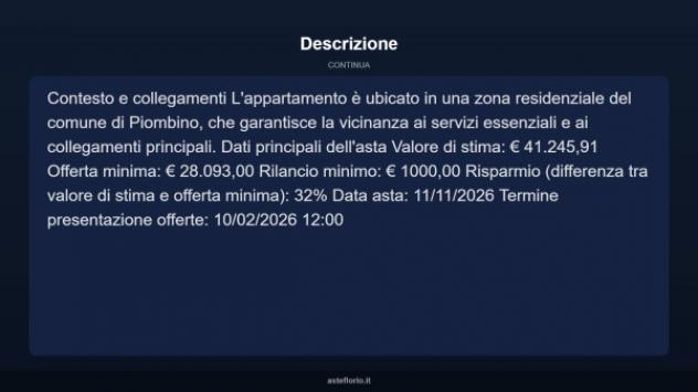 Immobile in asta di 38 m² in vendita a Piombino - Foto 10