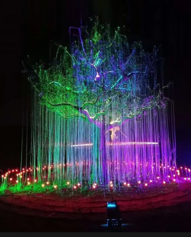 Illuminazione Decorazione Paesaggistica di Alberi Parchi Atmosfera Festiva - Foto 4