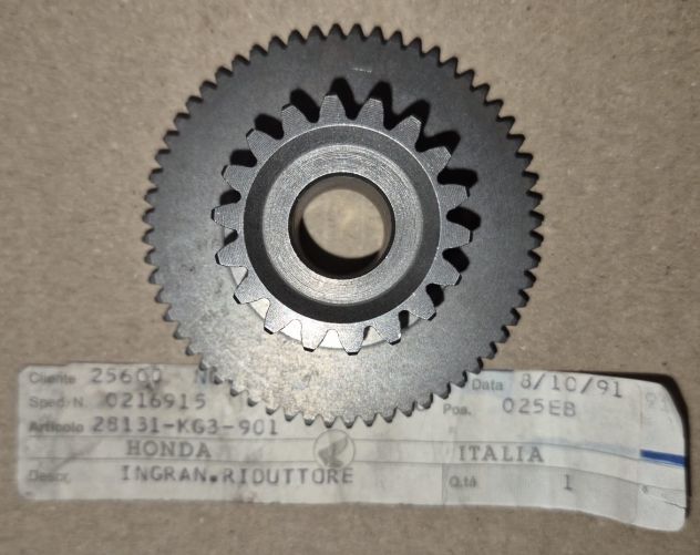 28131-KB3-901 - INGRANAGGIO RIDUTTORE NUOVO per HONDA XL 125/200 R-CB 125 X