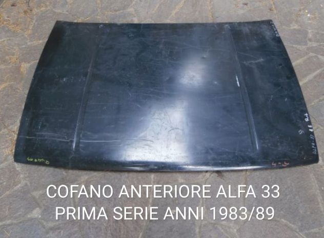 COFANO ANTERIORE ALFA 33 1° PRIMA SERIE 1300 1500 1700 QUADRIFOGLIO TURBODIESEL