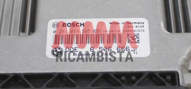 0281016585 Mini R56 1.6 centralina motore Bosch - Foto 2