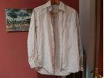 Camicia bianca gessato azzurro Gb Sportelli Tg 38 - M - USATA