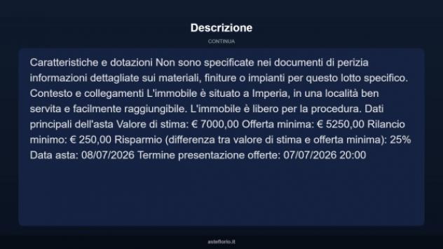 Immobile in asta di 222 m² in vendita a Imperia - Foto 5