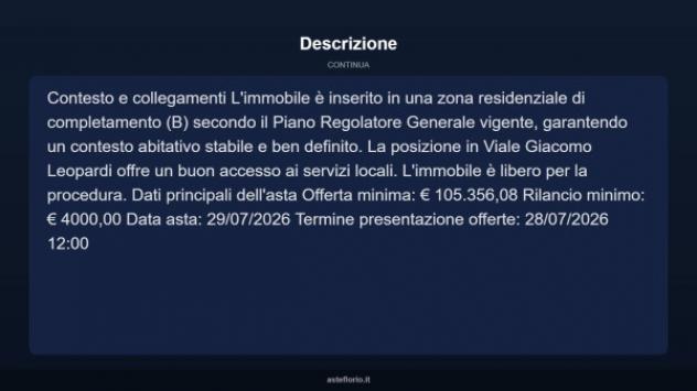 Immobile in asta di 260 m² con più di 5 locali e box auto in vendita a Camerino - Foto 12