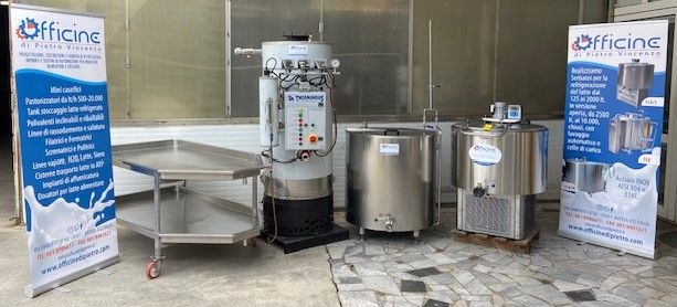 MINI CASEIFICIO CAP. da 300 a 1500 LT