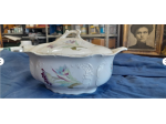zuppiera antica florio palermo decorata motivi rocaille a rilievo in ceramica