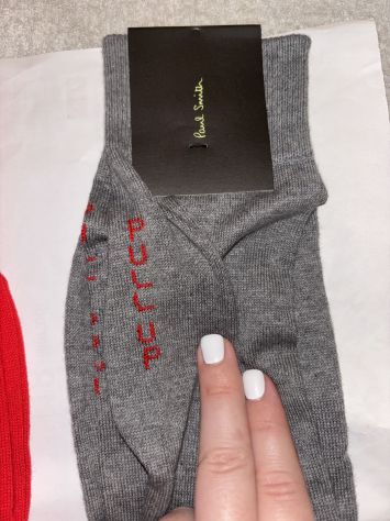 3 PAIA CALZE NUOVE DA UOMO INTROVABILI FIRMATE ORIGINALI”PAUL SMITH”MADE IN ITAL - Foto 9