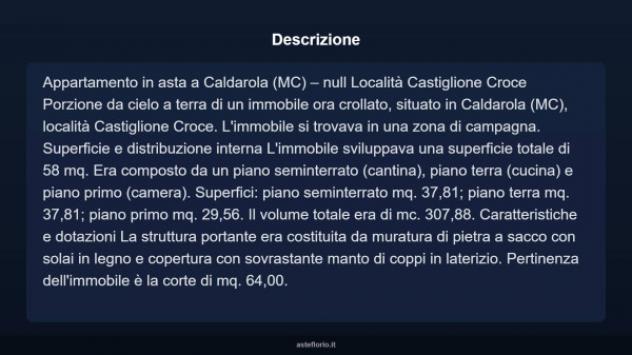 Immobile in asta di 58 m² in vendita a Caldarola - Foto 10
