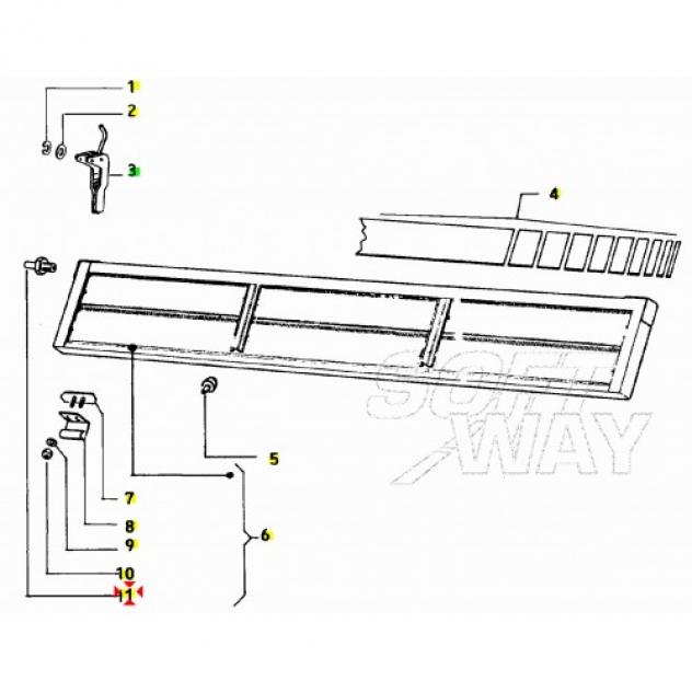 Perno cerniera pianale Ape Poker TM P703 Car 219731 - Foto 4