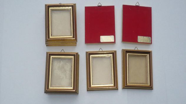 Lotto di quadretti vuoti e portastemmi - Foto 5