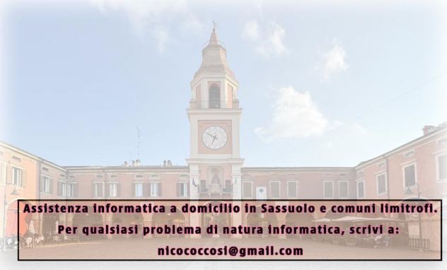 Tecnico informatico disponibile per assistenza computer