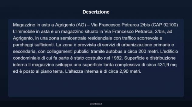 Immobile in asta di 431 m² in vendita a Agrigento - Foto 4