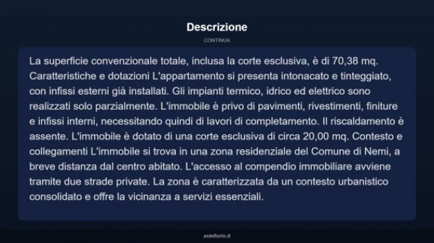 Immobile in asta di 68 m² in vendita a Nemi - Foto 4