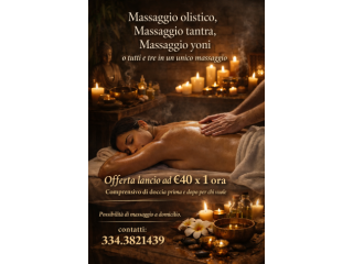 Massaggi - benessere Piacenza - Massaggio Olistico e Tantra – Relax Profondo e Benessere. Offerta 40€ Tel:3343821439