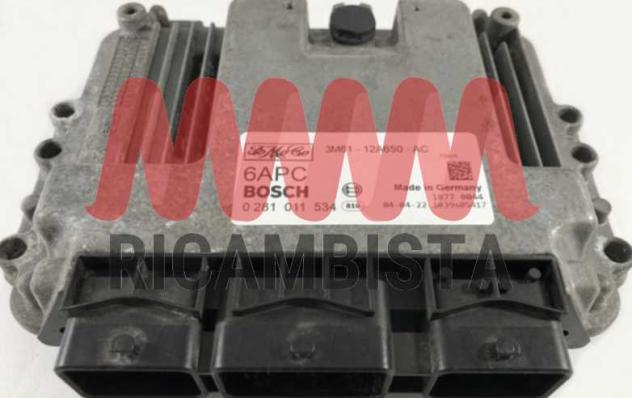3M61-12A650-AC 0281011534 Mazda 1.6 centralina motore Siemens VDO
