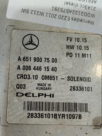 CENTRALINA MOTORE MERCEDES Classe E S. Wagon W212 A6519007500 651924 diesel 2143 (09) - Foto 3