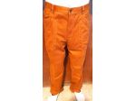 pantaloni in fustagno taglio sportivo  blu side tg 56