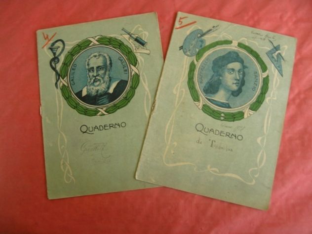 6 copertine di quaderni antichi - Secolo scorso anni'20 - Foto 6