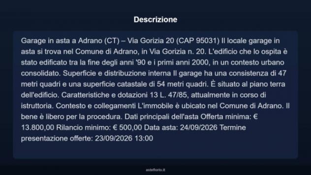 Immobile in asta di 47 m² in vendita a Adrano - Foto 3