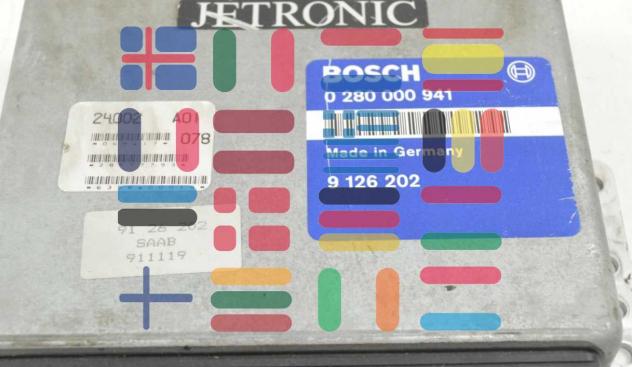 0280000941 Saab 900 2.0 centralina motore Bosch Jetronic - Foto 2