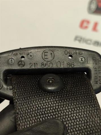 CINTURA DI SICUREZZA ANTERIORE SINISTRA MERCEDES Classe E Berlina W211 2118600186 646 (0207) - Foto 3