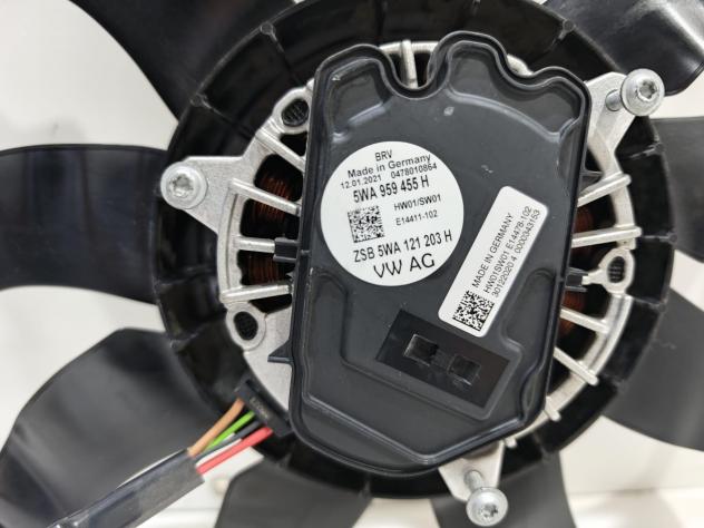 VENTOLA RADIATORE VOLKSWAGEN Golf Serie VIII 5WA959455H Turbo Benzina 1.5 (19) - Foto 7