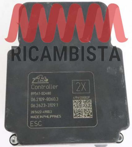 06.2102-4656.4 Toyota Yaris 1.5 centralina ABS gruppo pompa ATE - Foto 3