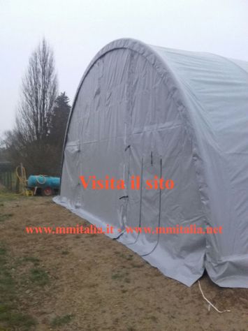 Agritunnel per uso ricovero bestiame, deposito 9,15 x 12 Metri MM Italia - Foto 8