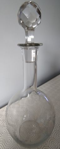 BOTTIGLIA IN CRISTALLO ACQUA/ VINO ANNI ’50-60 - Foto 7