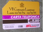 SCHEDA TELEFONICA ITALIA 8