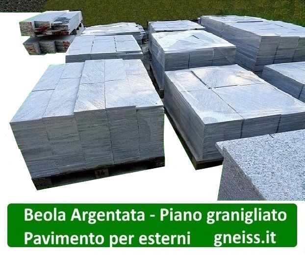Pavimento in BEOLA ARGENTATA, Piano Grezzo, Misure Varie a Correre - Foto 3