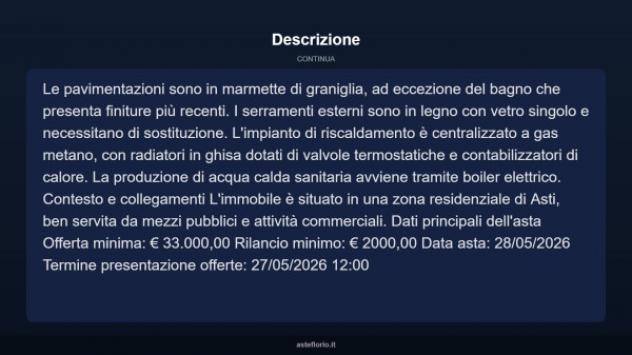 Immobile in asta di 69 m² in vendita a Asti - Foto 9