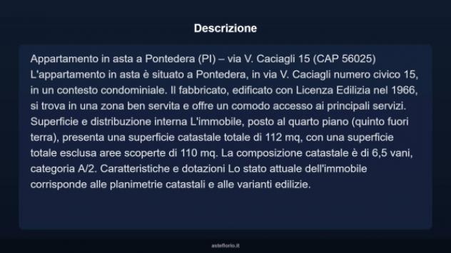 Immobile in asta di 112 m² in vendita a Pontedera - Foto 4