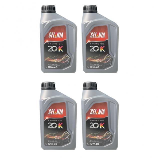 Kit Olio Motore Selenia 20K 10w40 4 litri