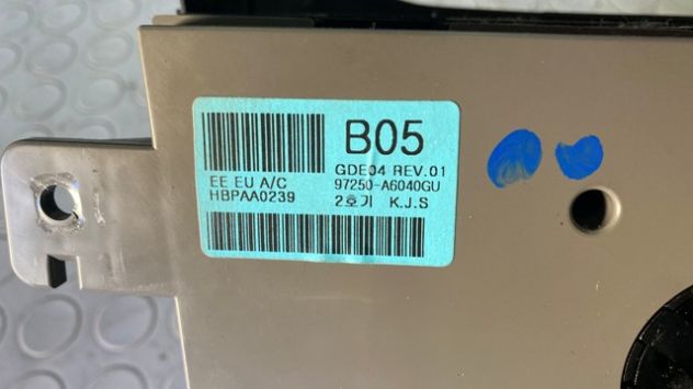 Comandi climatizzatore Hyundai I30 del 2012 (97250-A6040GU) - Foto 3